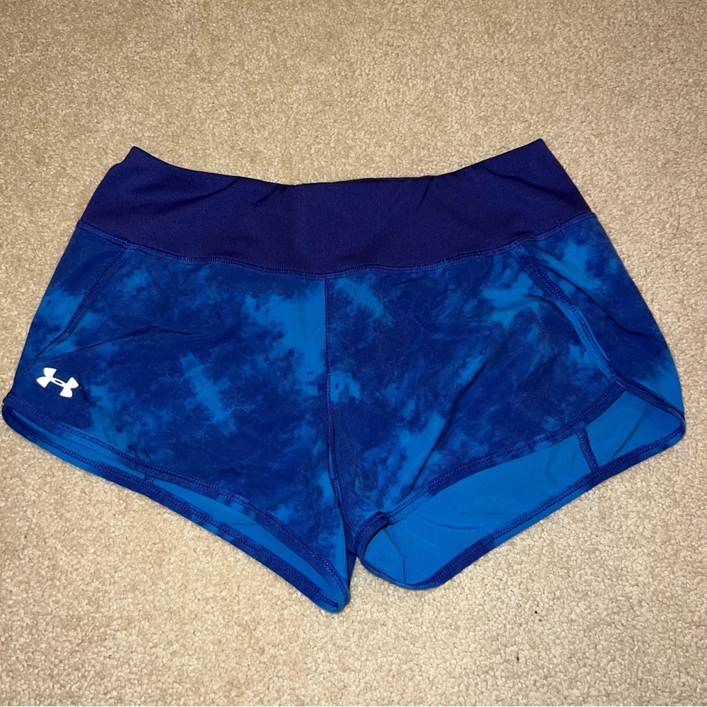 UNDER ARMOUR GET SET GO LINED RUNNING WORKOUT SHORTS PURPLE EUC SIZE SMALL